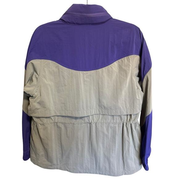 Lululemon Evergreen Anorak Windbreaker Quarter Zip Hoodie Purple Gray Size 8 - Picture 9 of 14